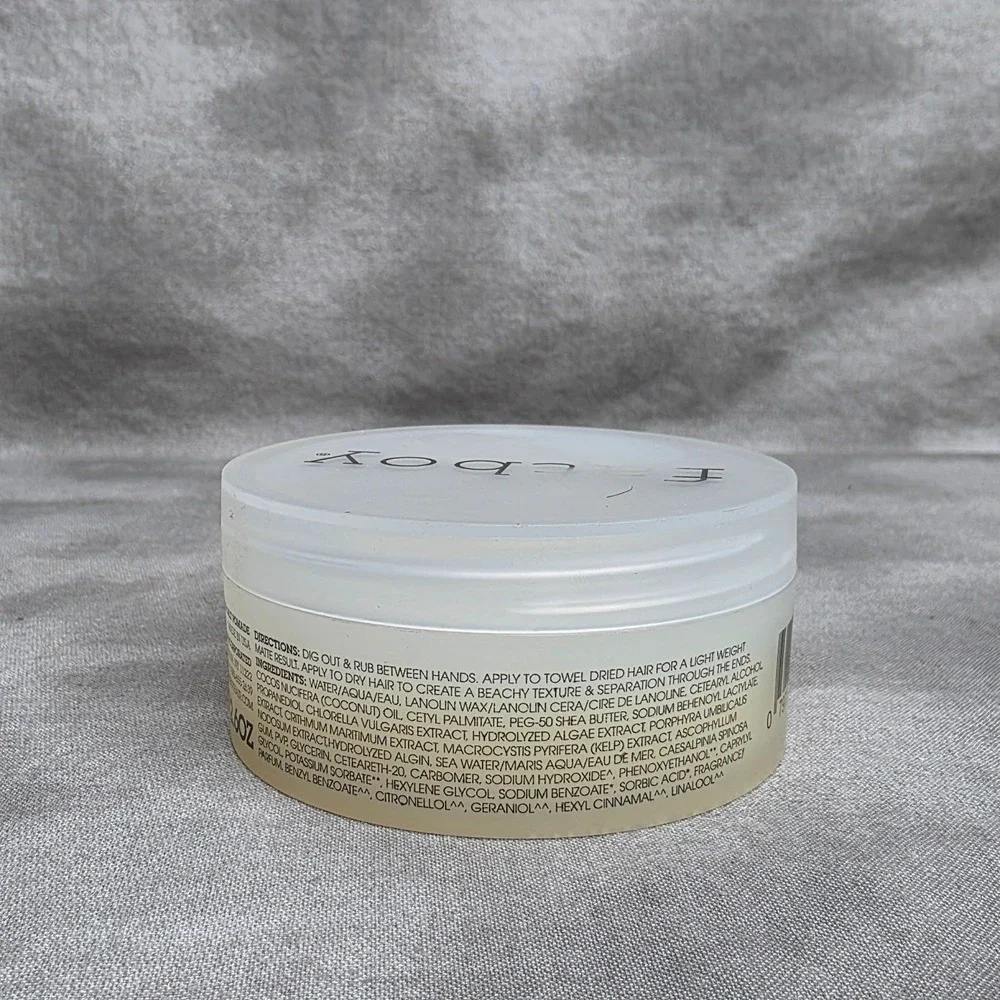 FatBoy Fat Boy SEA SALT POMADE Beach Hair Styling 2.6 oz NEW
